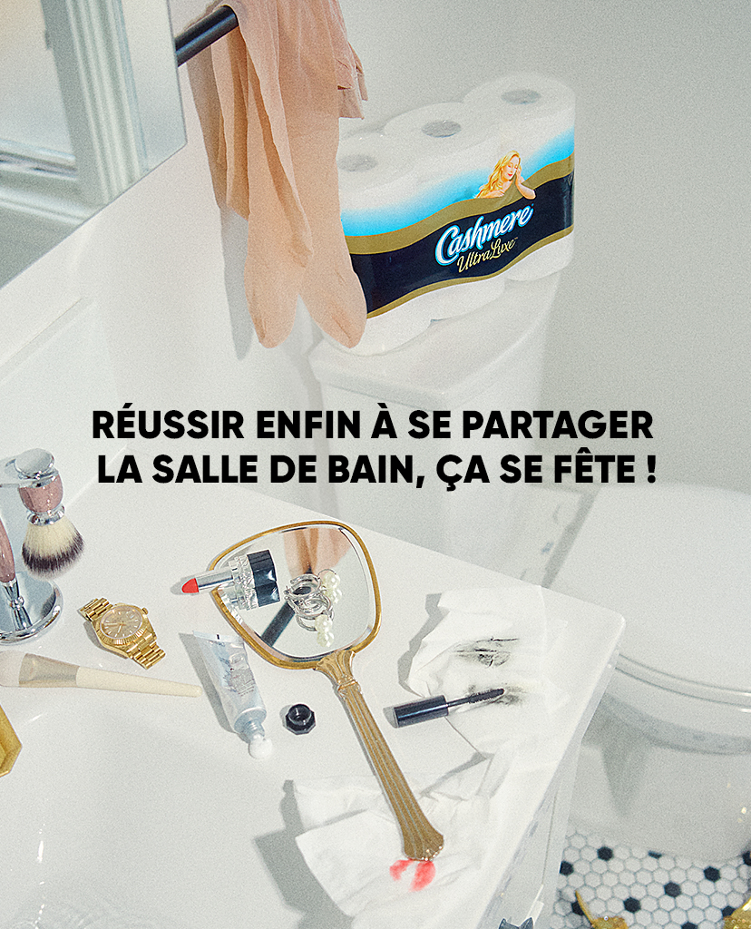 REUSSIR ENFIN A SE PARTAGER LA SALLE DE BAIN, CA SE FETE!