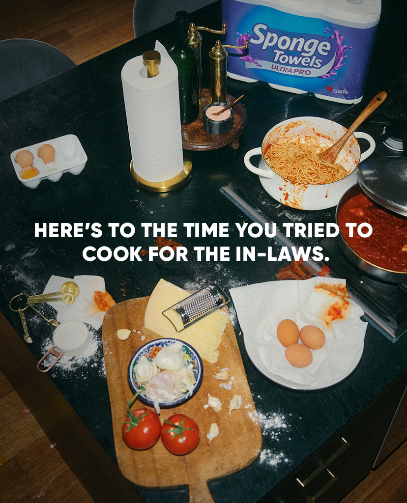 Here's to the time you tried to cook for the in-laws