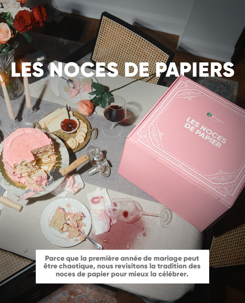 LES NOCES DE PAPIER. Parce que la première année de mariage peut être chaotique, nous revisitons la tradition des noces de papier pour mieux la célébrer. 