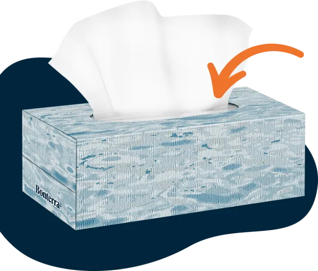 Bonterra Facial Tissues