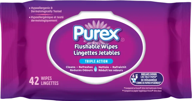 Purex Flushable Wipes