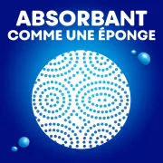 absorbant comme une eponge