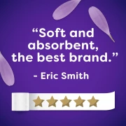 soft and absorbent, the best brand