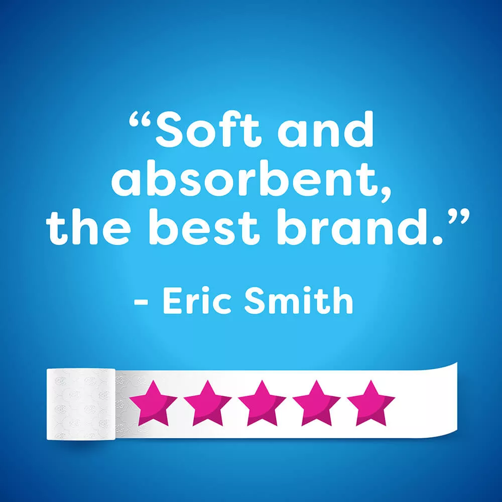 soft and absorbent, the best brand