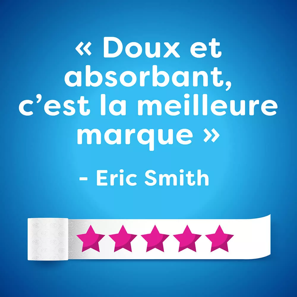 doux et absorbant, c'est la meilleure marque