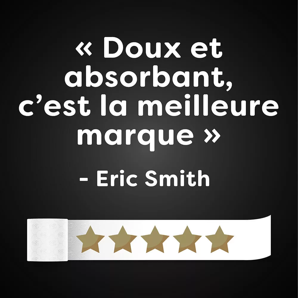 doux et absorbant, c'est la meilleure marque