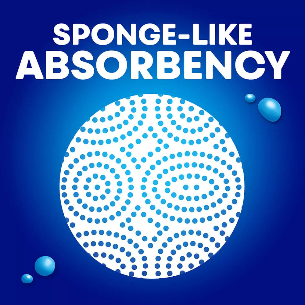 sponge-like absorbency