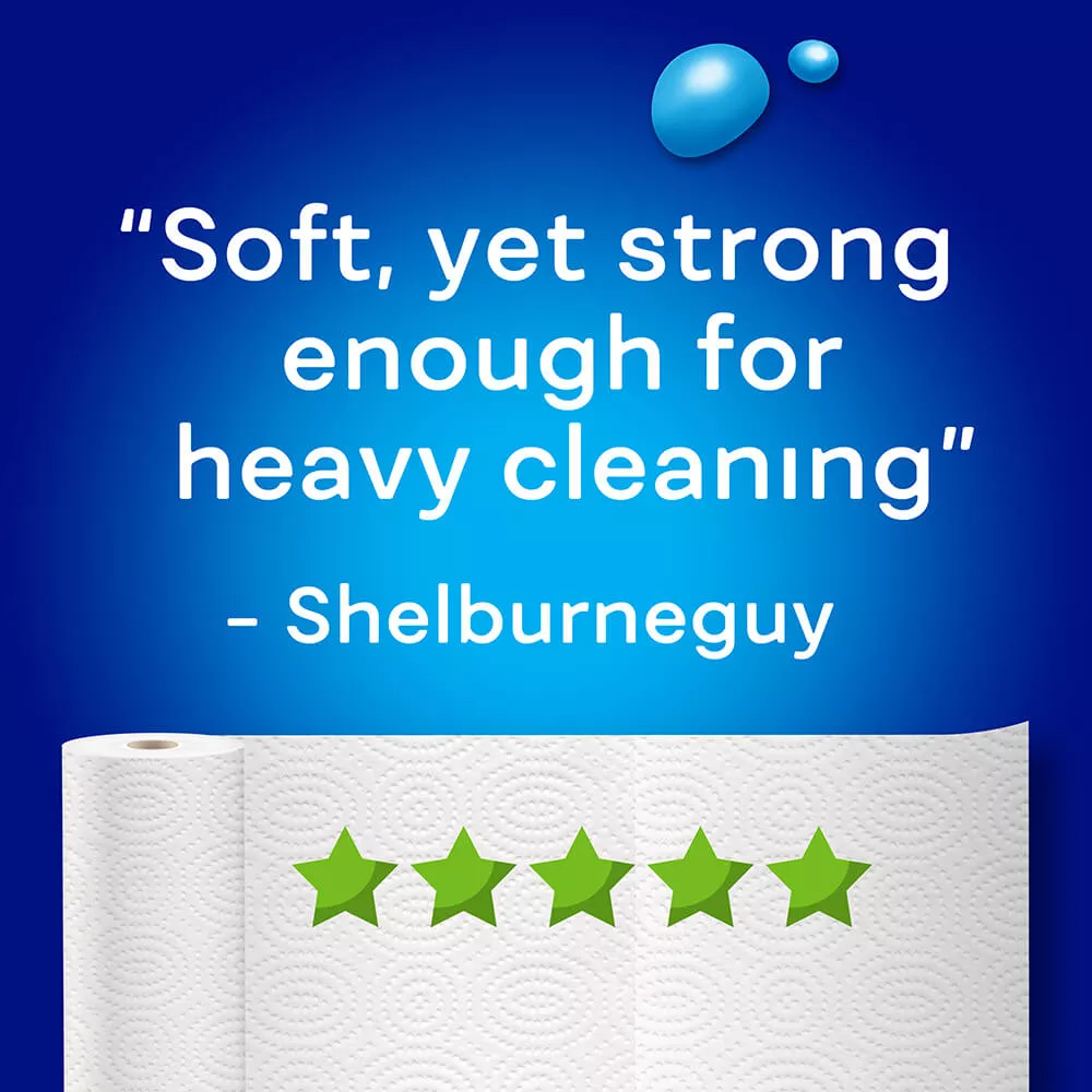 soft, yet strong enough for heavy cleaning