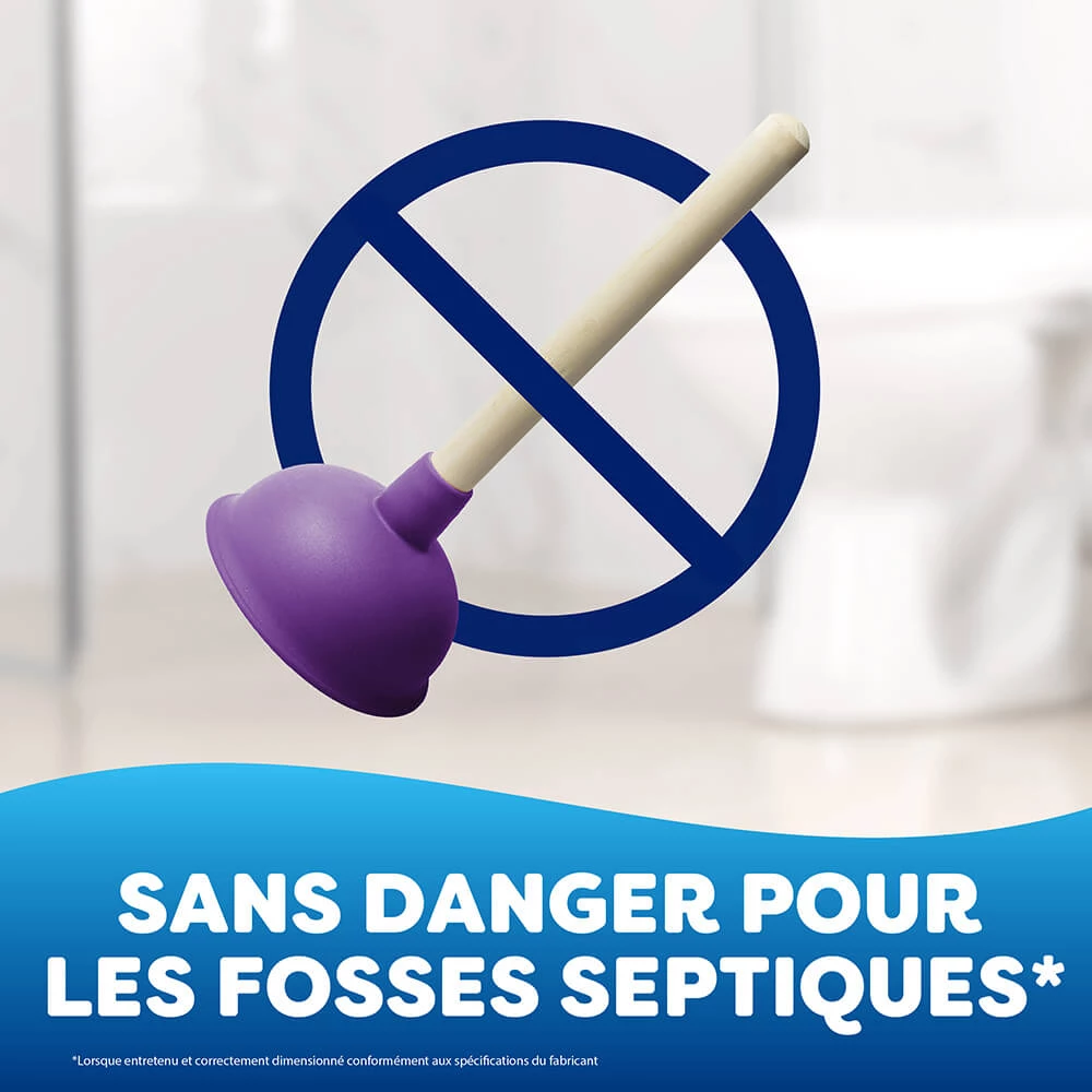 sans danger pour les fosses septiques