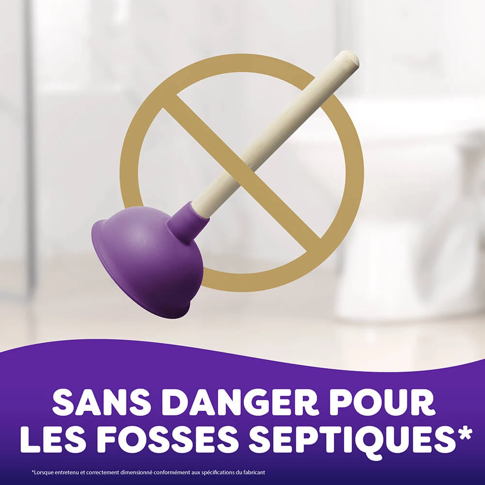 sans danger pour les fosses septiques