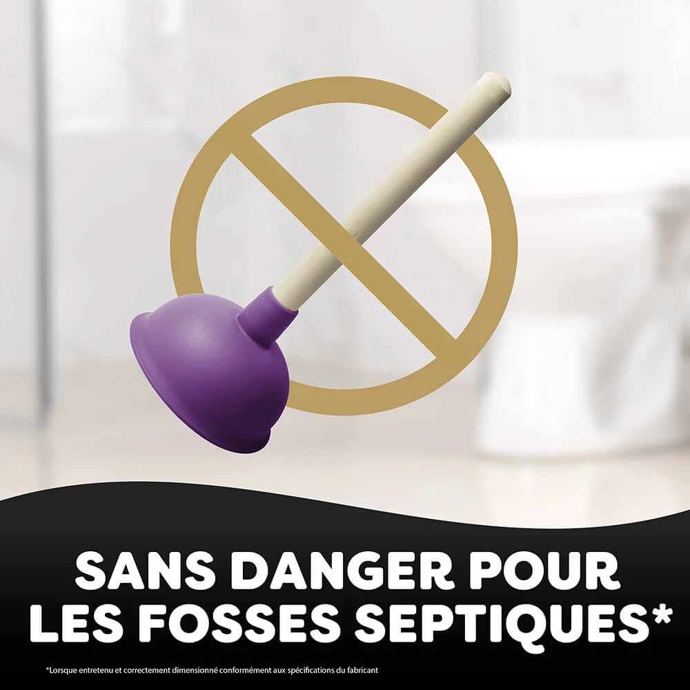 sans danger pour les fosses septiques