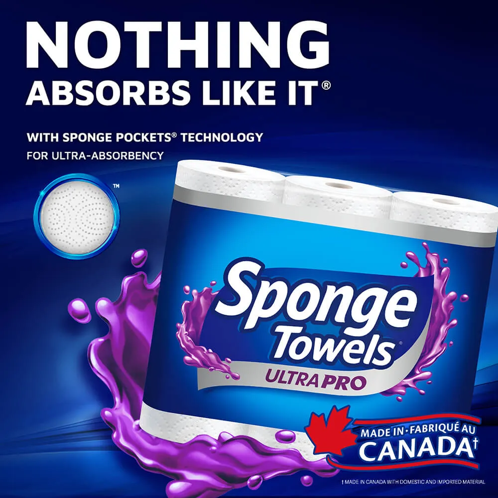 SpongeTowel Sponge Pocket Technology