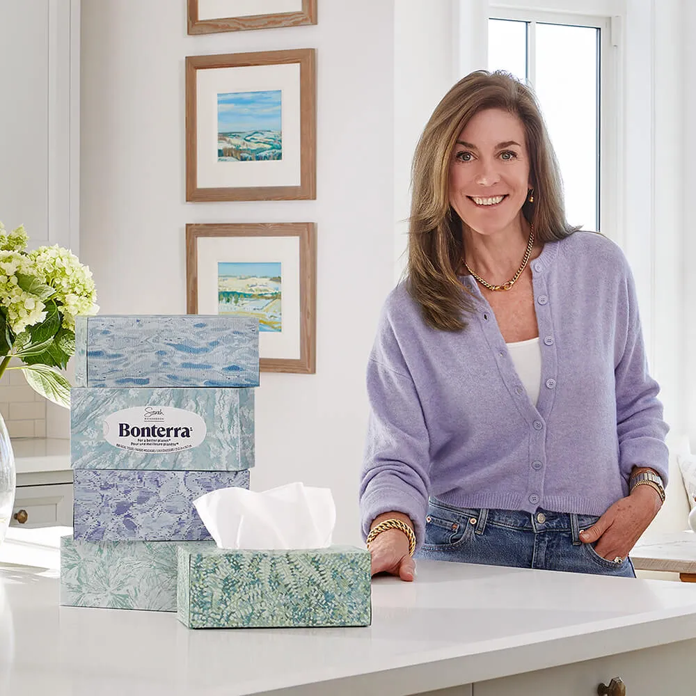 Bonterra Facial Tissues with Sarah Richardson